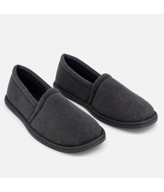 Keep your feet warm and cozy with our plush terry slippers.